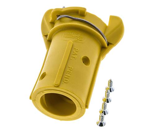 Acoplamiento para chorro de arena 19x33 mm Conexión de manguera Acoplamiento de nylon Longitud 110 mm