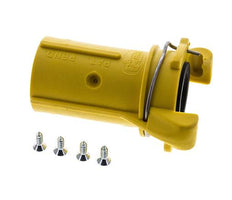 Acoplamiento para chorro de arena 19x33 mm Conexión de manguera Acoplamiento de nylon Longitud 110 mm