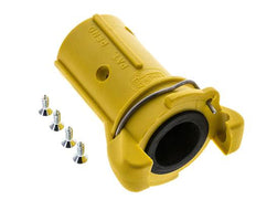 Acoplamiento para chorro de arena 19x33 mm Conexión de manguera Acoplamiento de nylon Longitud 110 mm