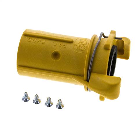 Acoplamiento para chorro de arena 25x39 mm Conexión de manguera Acoplamiento de nylon Longitud 110 mm