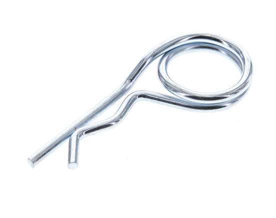 Acoplamiento para chorro de arena 3 mm Clip de seguridad DIN 11024 [10 Piezas]