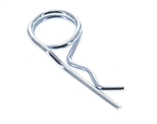 Acoplamiento para chorro de arena 3 mm Clip de seguridad DIN 11024 [10 Piezas]
