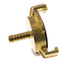 Acoplamiento de latón para manguera GEKA de 6 mm [2 piezas]