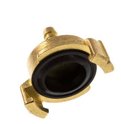 Acoplamiento de latón para manguera GEKA de 6 mm [2 piezas]
