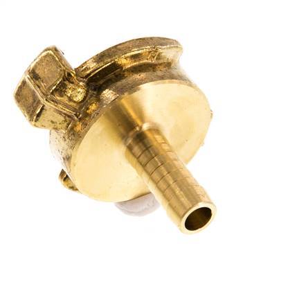 Acoplamiento de latón para manguera GEKA de 10 mm [2 piezas]