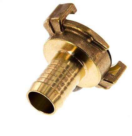 Acoplamiento de latón para manguera GEKA de 19 mm (3/4'') [2 piezas]