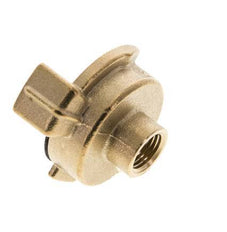 1/4'' Female GEKA Garden Hose Brass Coupling [2 Pieces]