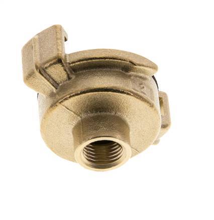 1/4'' Female GEKA Garden Hose Brass Coupling [2 Pieces]