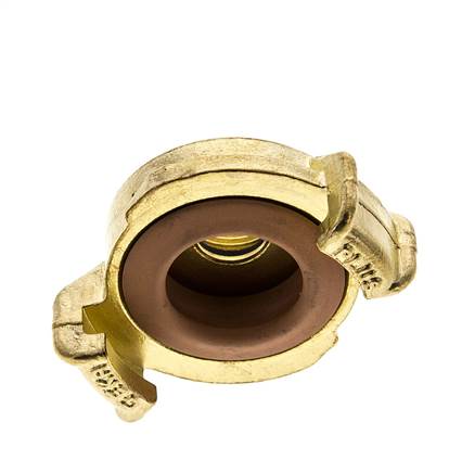 acoplamiento de latón para manguera de jardín GEKA hembra de 3/8'' KTW