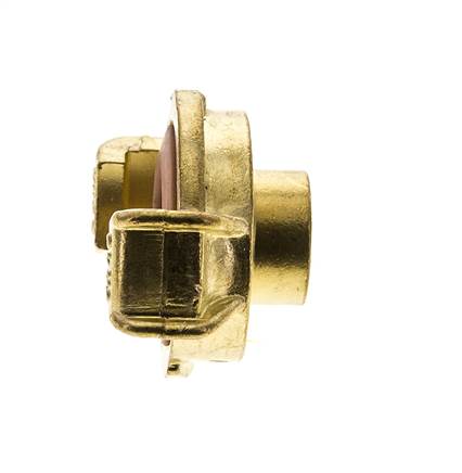 acoplamiento de latón para manguera de jardín GEKA hembra de 3/8'' KTW