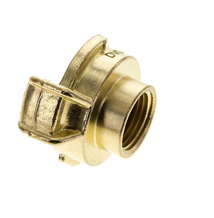 acoplamiento de latón para manguera de jardín GEKA hembra de 1/2'' KTW