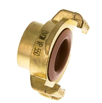 acoplamiento de latón de 3/4'' hembra para manguera de jardín GEKA KTW