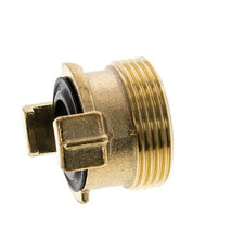 acoplamiento de latón para manguera de jardín GEKA de 1 1/4'' macho