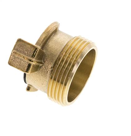 acoplamiento de latón para manguera de jardín GEKA de 1 1/4'' macho
