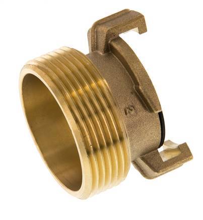 acoplamiento de latón para manguera de jardín GEKA de 1 1/2'' macho