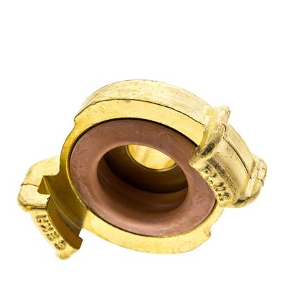 acoplamiento de latón para manguera de jardín GEKA macho de 3/8'' KTW
