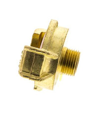acoplamiento de latón para manguera de jardín GEKA macho de 3/8'' KTW