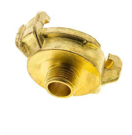 acoplamiento de latón para manguera de jardín GEKA macho de 3/8'' KTW
