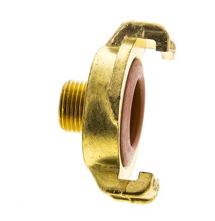 acoplamiento de latón para manguera de jardín GEKA macho de 3/8'' KTW