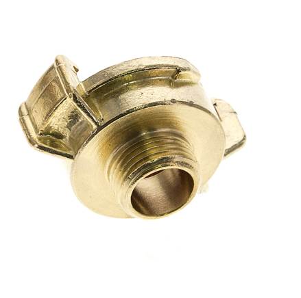 acoplamiento de latón para manguera de jardín GEKA macho de 1/2'' KTW