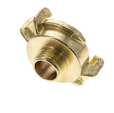 acoplamiento de latón para manguera de jardín GEKA macho de 1/2'' KTW
