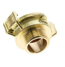 acoplamiento de latón para manguera de jardín GEKA macho de 3/4'' KTW