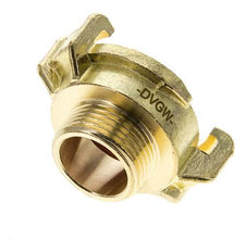 acoplamiento de latón para manguera de jardín GEKA macho de 3/4'' KTW