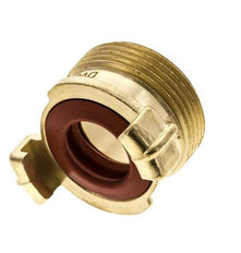 acoplamiento de latón para manguera de jardín GEKA de 1 1/4'' macho KTW