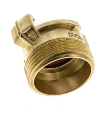 acoplamiento de latón para manguera de jardín GEKA de 1 1/4'' macho KTW