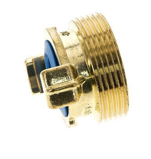 acoplamiento de latón para manguera de jardín GEKA de 1 1/2'' macho KTW