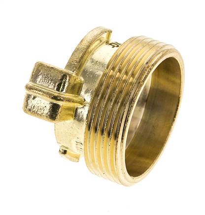 acoplamiento de latón para manguera de jardín GEKA de 1 1/2'' macho KTW