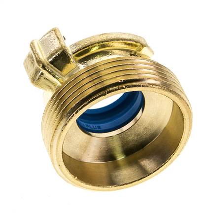 acoplamiento de latón para manguera de jardín GEKA de 1 1/2'' macho KTW