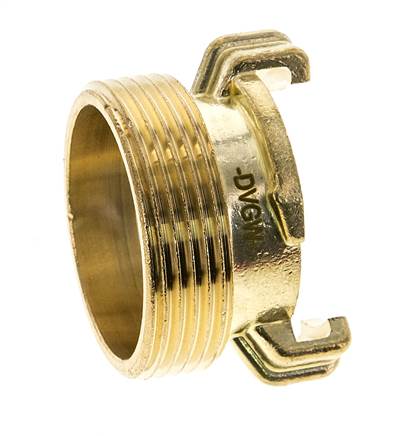 acoplamiento de latón para manguera de jardín GEKA de 1 1/2'' macho KTW