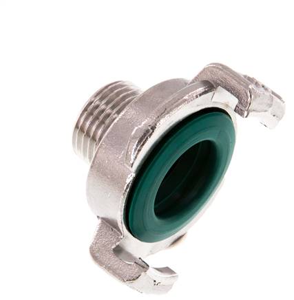 acoplamiento de acero inoxidable para manguera de jardín GEKA de 1/2'' macho