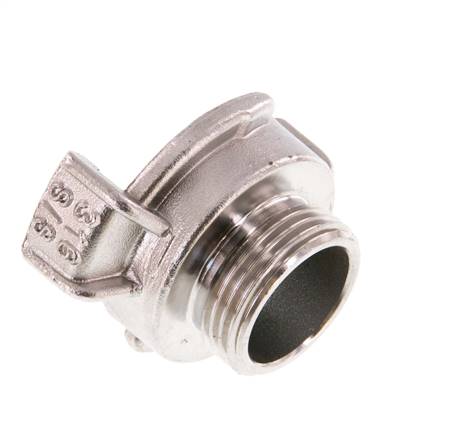 acoplamiento de acero inoxidable para manguera de jardín GEKA de 3/4'' macho
