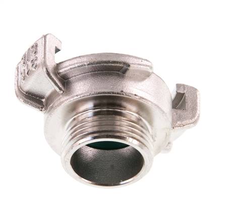 acoplamiento de acero inoxidable para manguera de jardín GEKA de 3/4'' macho