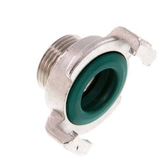 acoplamiento de acero inoxidable para manguera de jardín GEKA de 3/4'' macho