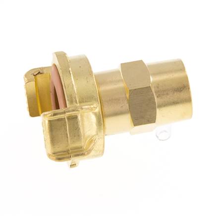 lengüeta de manguera de 13 mm (1/2'') Acoplamiento de latón para manguera de jardín GEKA Conexión KTW para mangueras industriales