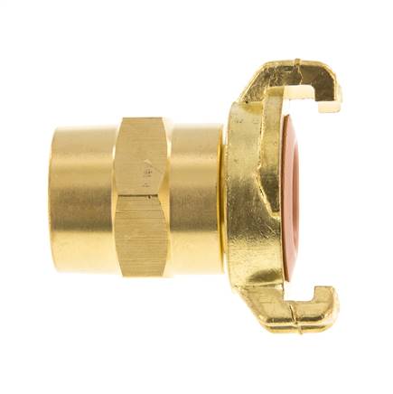 lengüeta de manguera de 19 mm (3/4'') Acoplamiento de latón para manguera de jardín GEKA Conexión KTW para mangueras industriales