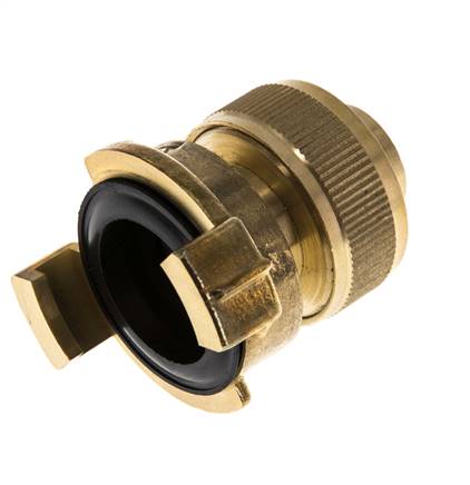 tuerca de unión de acoplamiento de manguera de 19 mm (3/4'') GEKA para manguera de jardín