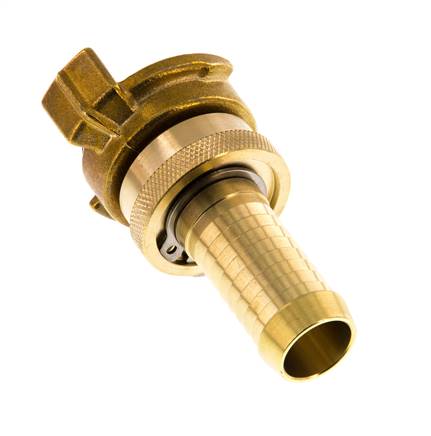 acoplamiento de latón para manguera GEKA de 19 mm (3/4'') de seguridad