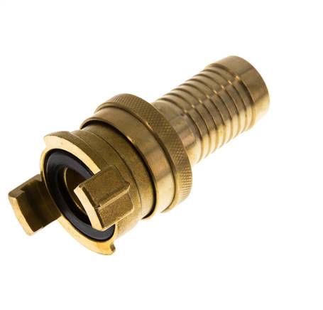 acoplamiento de latón para manguera GEKA de 25 mm (1'') de seguridad