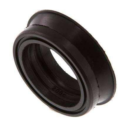 Junta NBR para acoplamiento de jardín de 40 mm giratorio 22,5x37,7 mm [10 piezas]