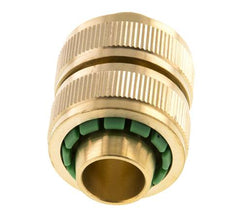 Reparador de mangueras estilo GARDENA de latón de 19 mm (3/4")