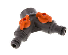 Válvula de bola distribuidora PP GARDENA G 3/4 pulgadas rosca hembra
