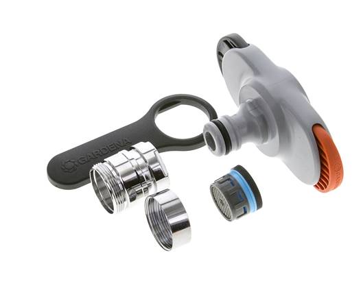 Adaptador de plástico GARDENA Rosca macho/hembra M22 x 1,0 o M24 x 1,0