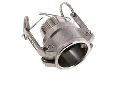 Acoplamiento de acero inoxidable Camlock DN 32 (1 1/4'') R 1 1/4'' Rosca Macho Tipo B MIL-C-27487