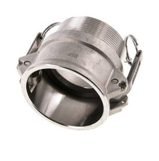 Acoplamiento de acero inoxidable Camlock DN 60 (2 1/2'') R 2 1/2'' Rosca Macho Tipo B MIL-C-27487
