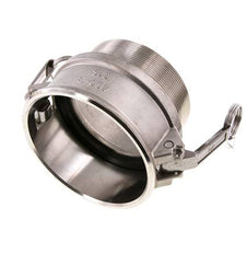 Acoplamiento de acero inoxidable Camlock DN 90 (4'') R 4'' rosca macho tipo B MIL-C-27487