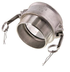 Acoplamiento de acero inoxidable Camlock DN 90 (4'') R 4'' rosca macho tipo B MIL-C-27487